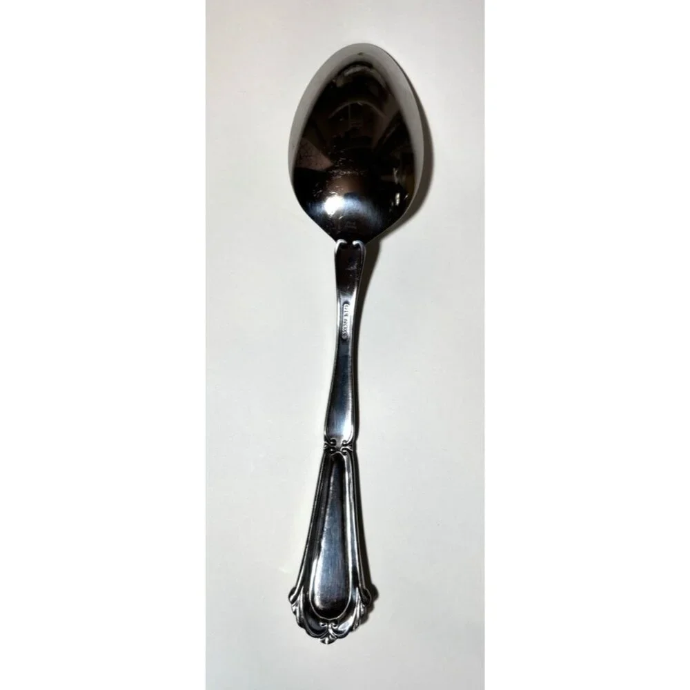 Vintage Lenox Holiday Holly & Berry Stainless Serving Spoon 8.5